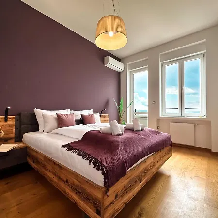 105M2 Penthouse Sea View Rijeka With Free Garage Parking Apartment Exterior photo