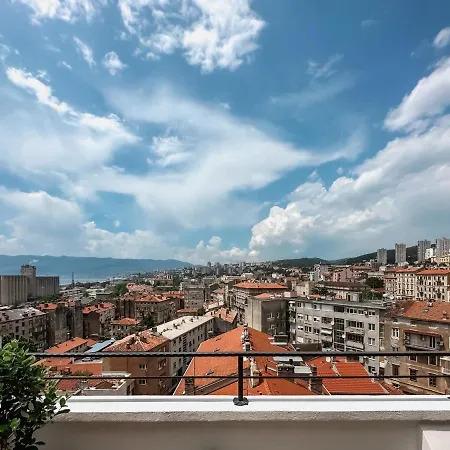 105M2 Penthouse Sea View Rijeka With Free Garage Parking Apartment Exterior photo